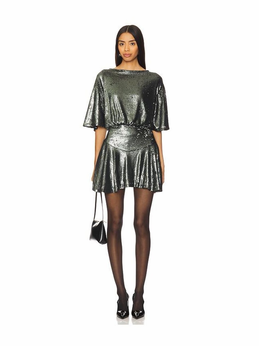 Free People Manuka Sequin Mini Dress NWT - Size S